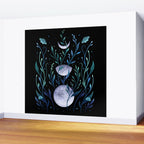 Phase & Grow - Teal Wall Mural Gallery Image 2