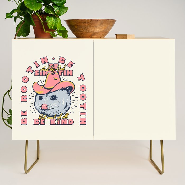 Rootin Tootin Shootin | Possum Cowboy Advice | Space Cowgirl Country Style | Possum  Credenza Gallery Image 1