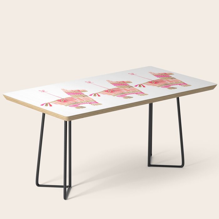 Mexican Donkey PinÌata - Pink & Rose Gold Palette Coffee Table Gallery Image 1