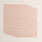 irregular stripes - peach Wrapping Paper Gallery Image 3