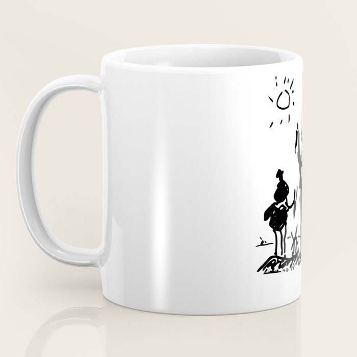 Picasso - Don Quixote 1955 Artwork Coffee Mug Gallery Image 3