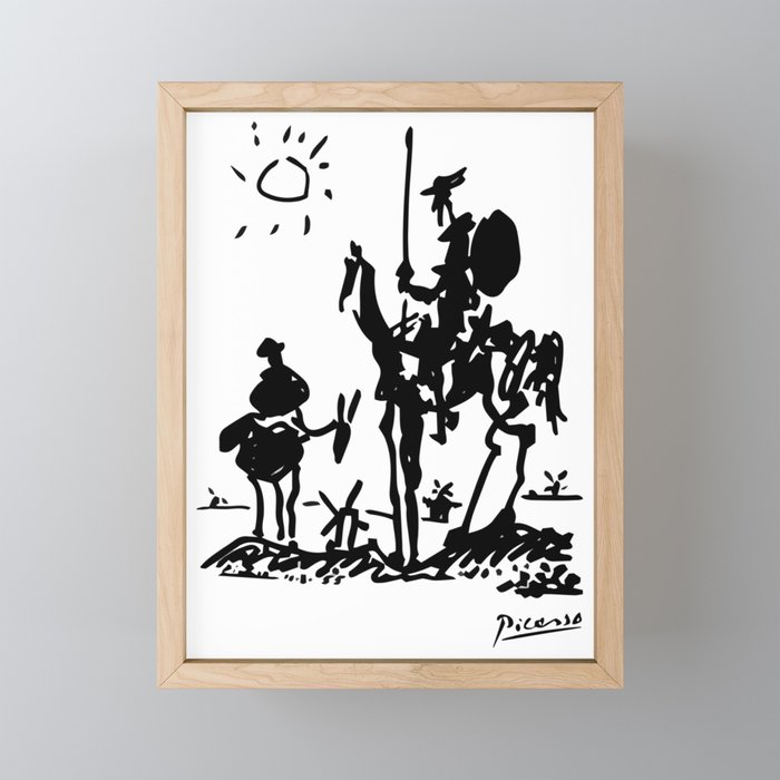 Picasso - Don Quixote 1955 Artwork Mini Art Print Gallery Image 1