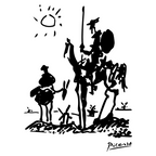 Picasso - Don Quixote 1955 Artwork Coffee Mug Gallery Image 2