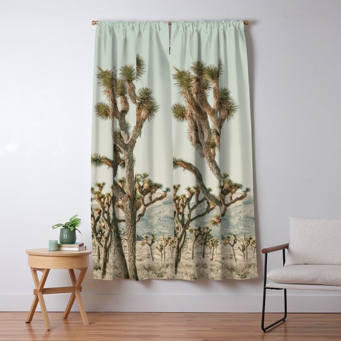 Joshua Tree With Crow - Modern Fine Art Photograph Window Curtain Gallery Image 5
