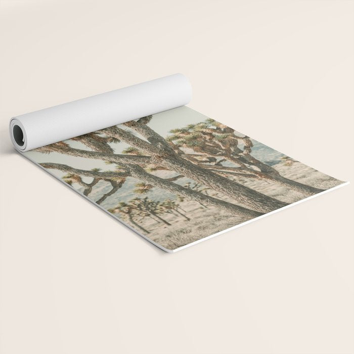 Joshua Tree With Crow - Modern Fine Art Photograph Yoga Mat Gallery Image 2