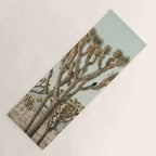 Joshua Tree With Crow - Modern Fine Art Photograph Yoga Mat Gallery Image 1