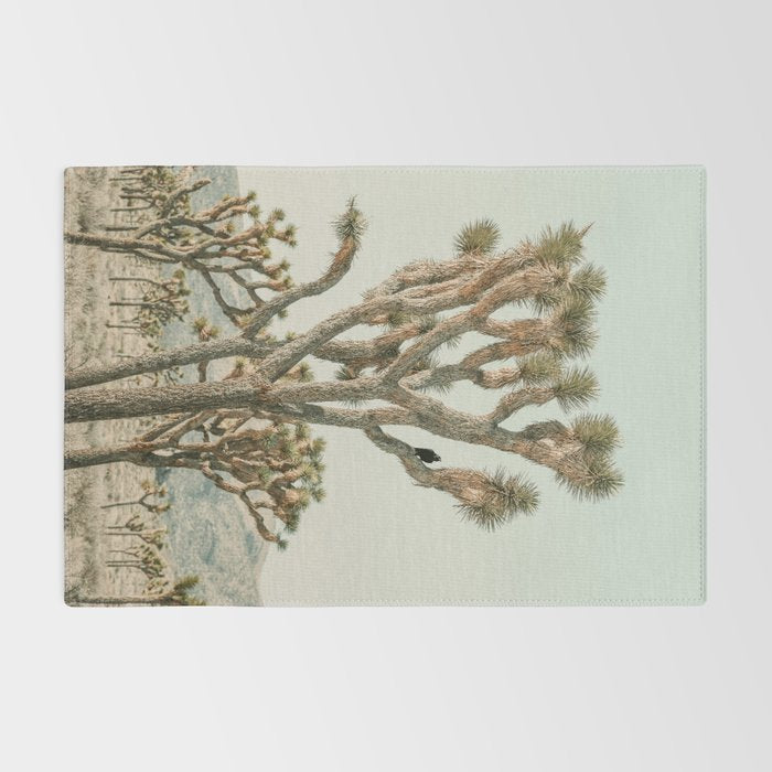 Joshua Tree With Crow - Modern Fine Art Photograph Rug Gallery Image 2