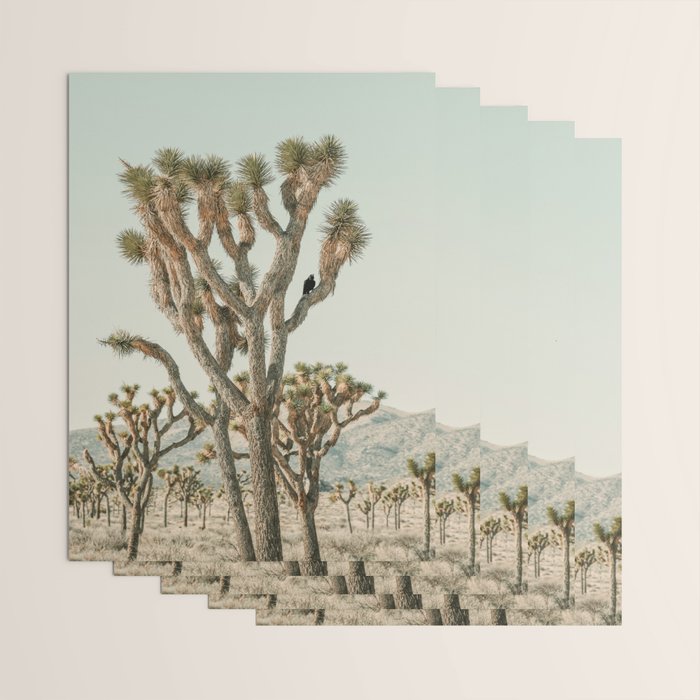 Joshua Tree With Crow - Modern Fine Art Photograph Wrapping Paper Gallery Image 3