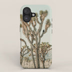 Joshua Tree With Crow - Modern Fine Art Photograph iPhone Case Gallery Image 1