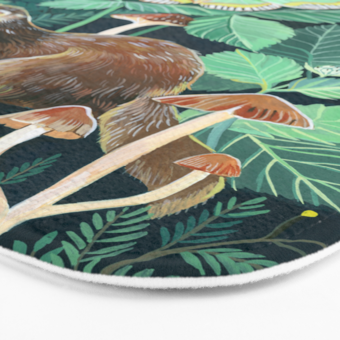 Ferret and Moth Bath Mat Gallery Image 3