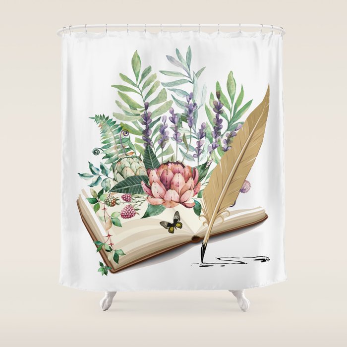 Book 1 Shower Curtain Gallery Image 1