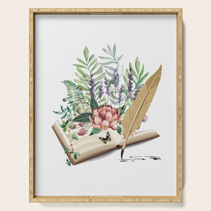 Book 1 Serving Tray Gallery Image 1