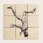 Free Fall NOODDOOD Wood Wall Art Gallery Image 1