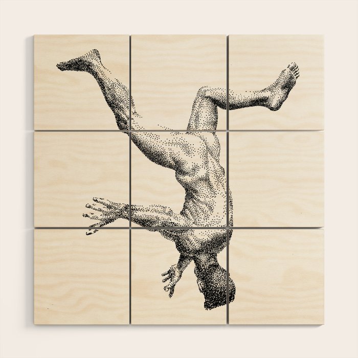 Free Fall NOODDOOD Wood Wall Art Gallery Image 1