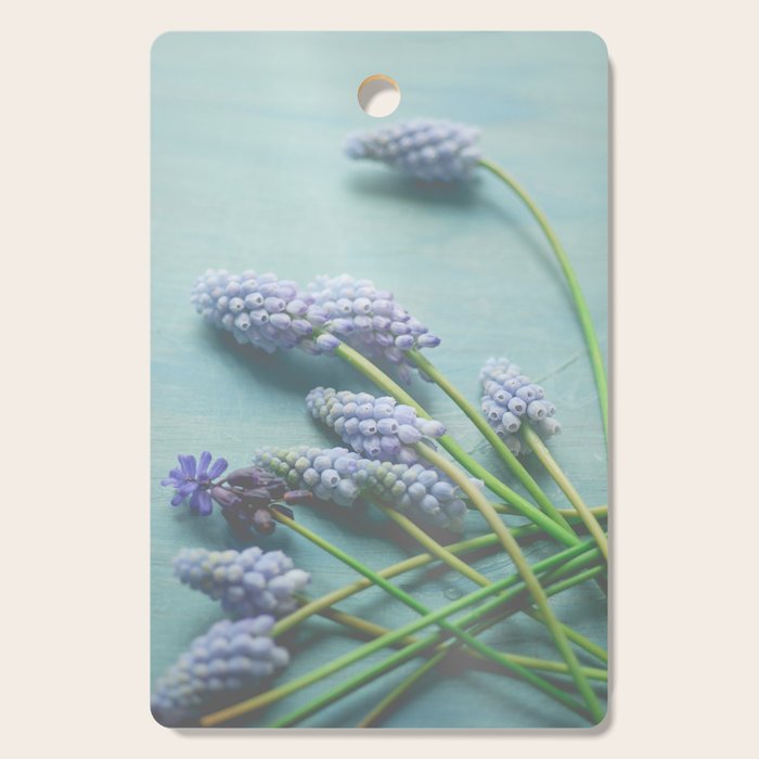 Blue Flowers Cutting Board Gallery Image 1
