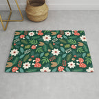 Woodland Holiday Botanicals Rug Gallery Image 1