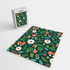 Woodland Holiday Botanicals Jigsaw Puzzle Gallery Image 2