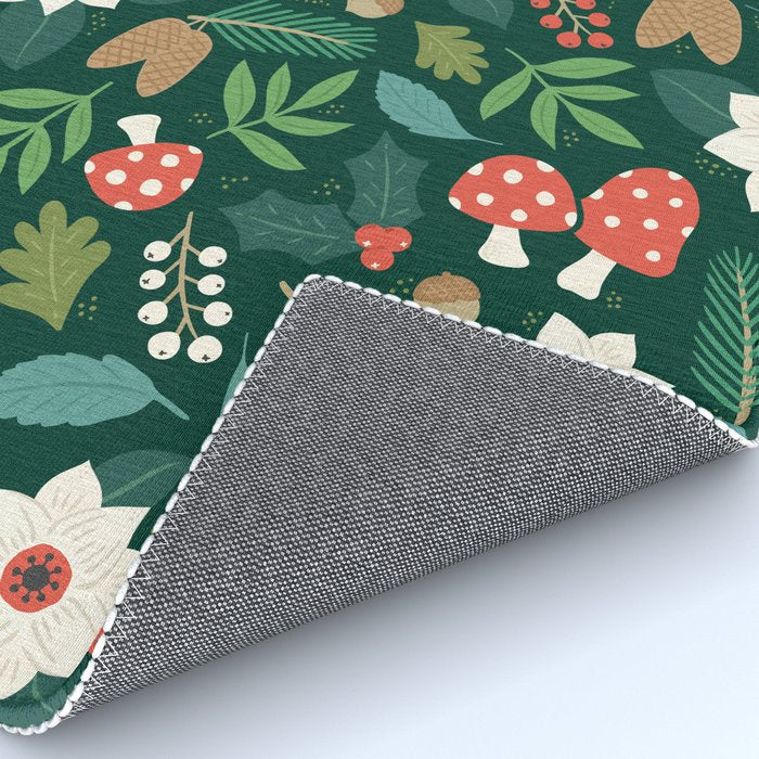 Woodland Holiday Botanicals Rug Gallery Image 4
