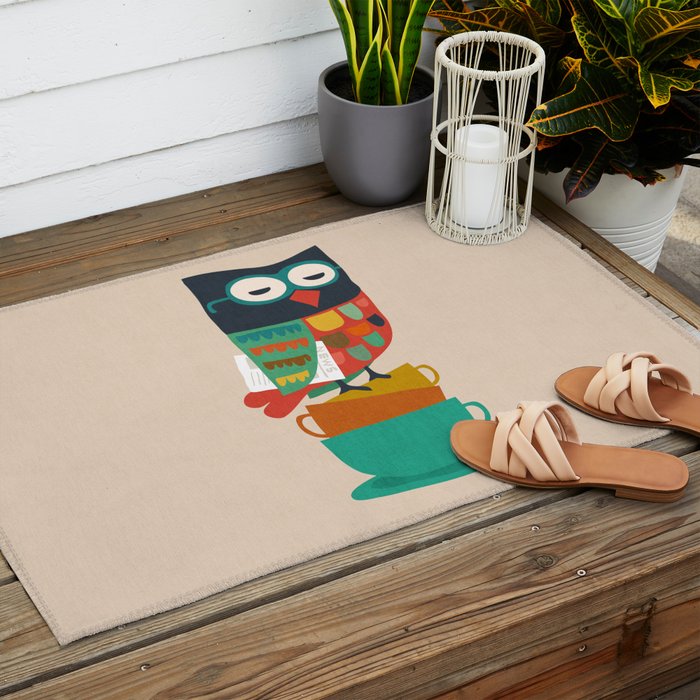 Morning Owl Outdoor Rug Gallery Image 2