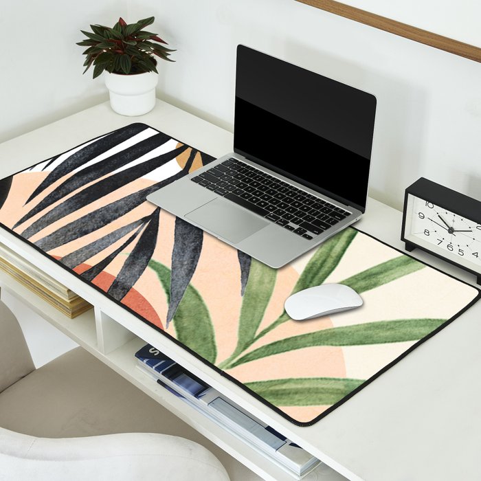 Abstract Tropical Art VI Desk Mat Gallery Image 2