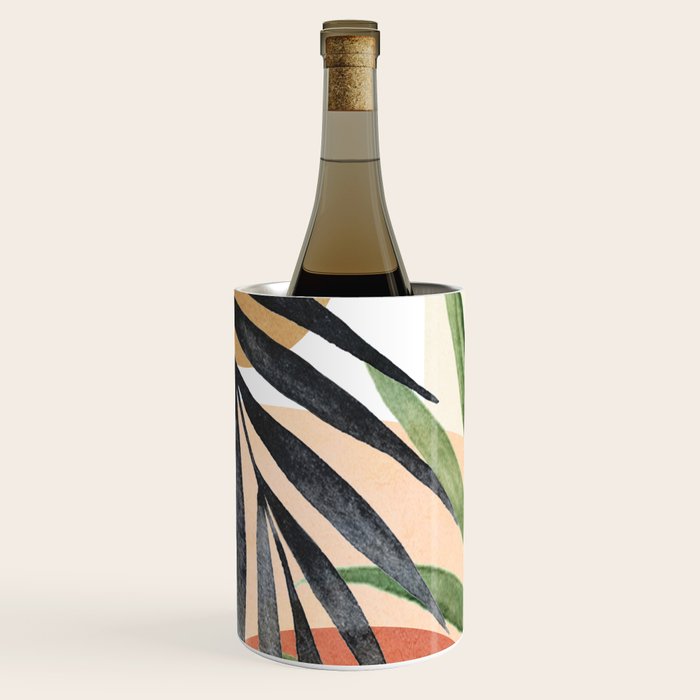 Abstract Tropical Art VI Wine Chiller Gallery Image 1