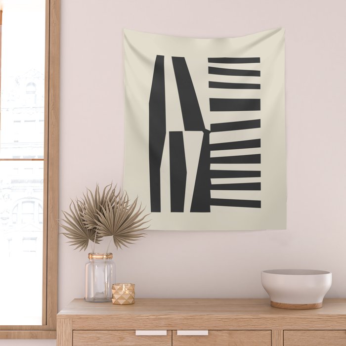 Geometrical Play 9 Wall Tapestry Gallery Image 2