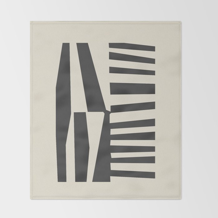 Geometrical Play 9 Throw Blanket Gallery Image 2