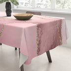 Blush Marble Art Landscape Tablecloth Gallery Image 3