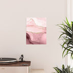 Blush Marble Art Landscape Poster Gallery Image 2
