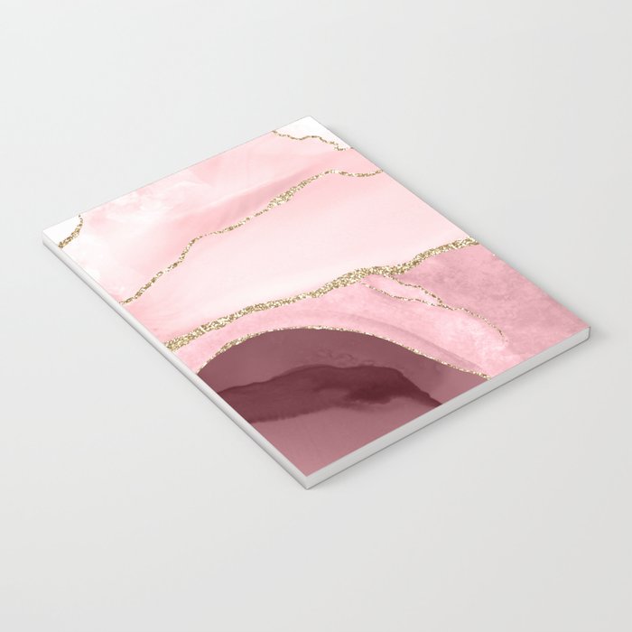 Blush Marble Art Landscape Notebook Gallery Image 3