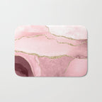 Blush Marble Art Landscape Bath Mat Gallery Image 1