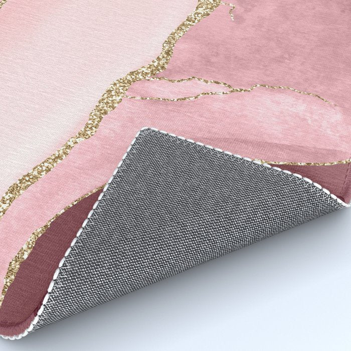 Blush Marble Art Landscape Rug Gallery Image 4