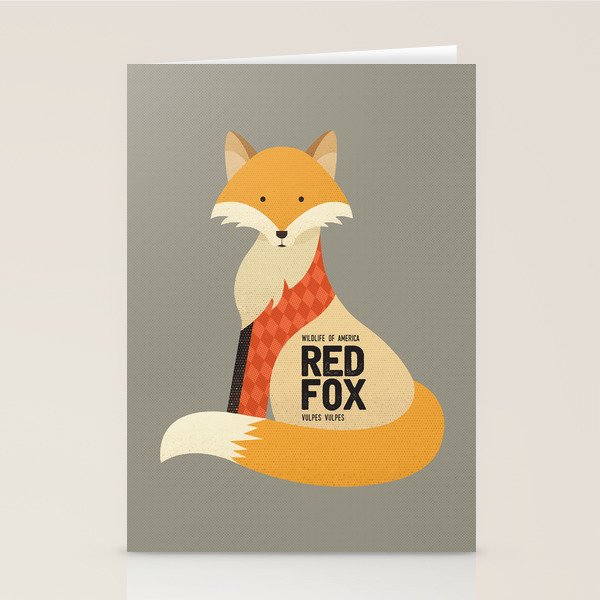 Hello Red Fox Stationery Card Gallery Image 1