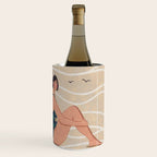 Women by the Sea Modern Beach Illustration Wine Chiller Gallery Image 3