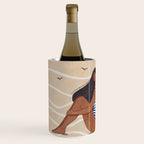 Women by the Sea Modern Beach Illustration Wine Chiller Gallery Image 2