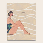 Women by the Sea Modern Beach Illustration Notebook Gallery Image 4