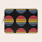 Retro Stripes Circle - Enko Laptop Sleeve Gallery Image 1
