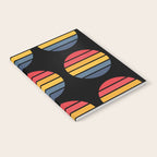 Retro Stripes Circle - Enko Notebook Gallery Image 2