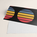 Retro Stripes Circle - Enko Wrapping Paper Gallery Image 2