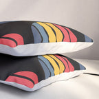 Retro Stripes Circle - Enko Pillow Sham Gallery Image 3