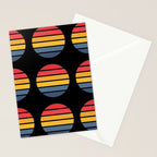 Retro Stripes Circle - Enko Stationery Card Gallery Image 2