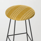 farmhouse stitch - gold Stool Gallery Image 2