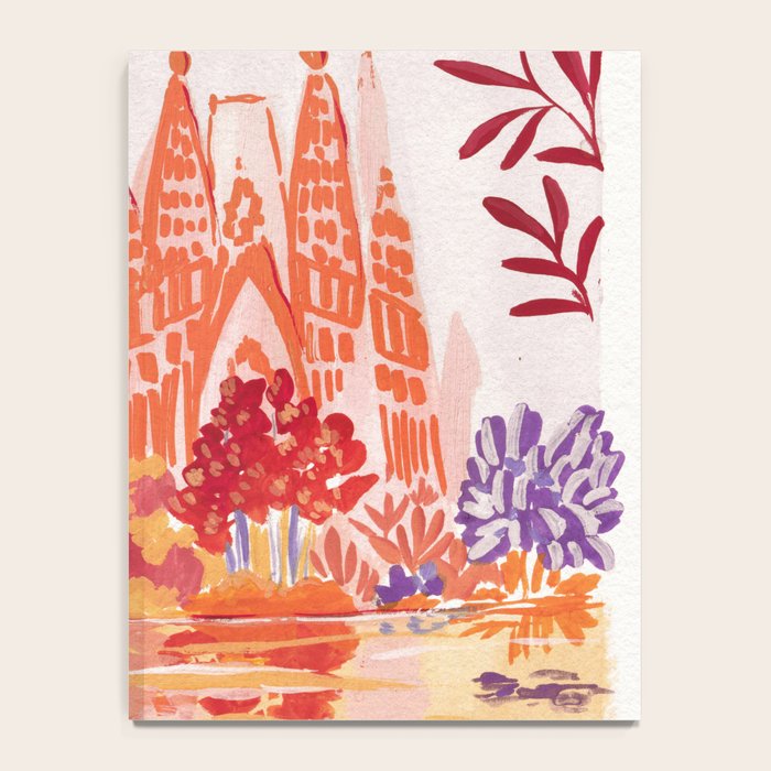 Botanical Sagrada Familia Notebook Gallery Image 4