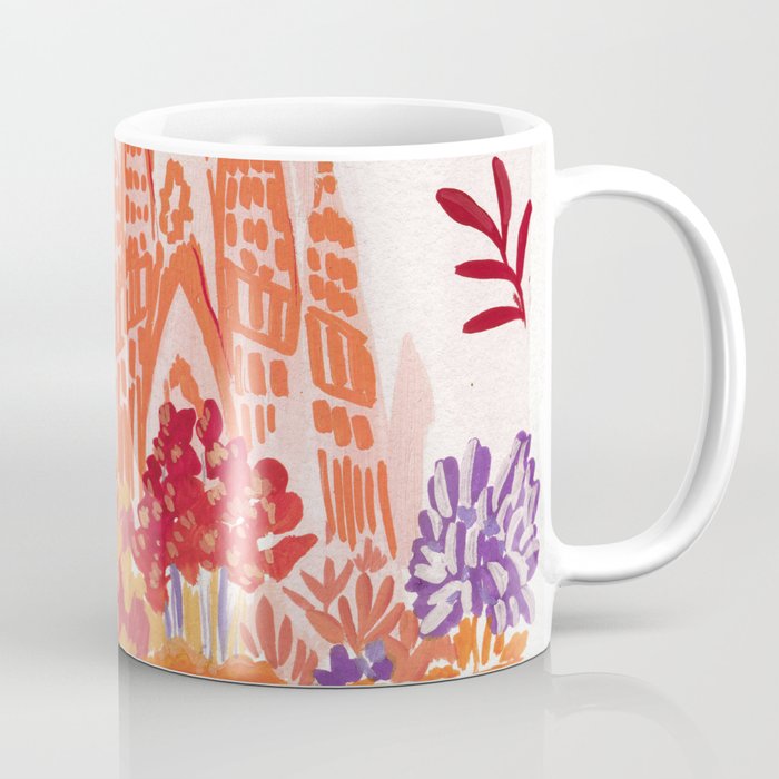 Botanical Sagrada Familia Coffee Mug Gallery Image 1