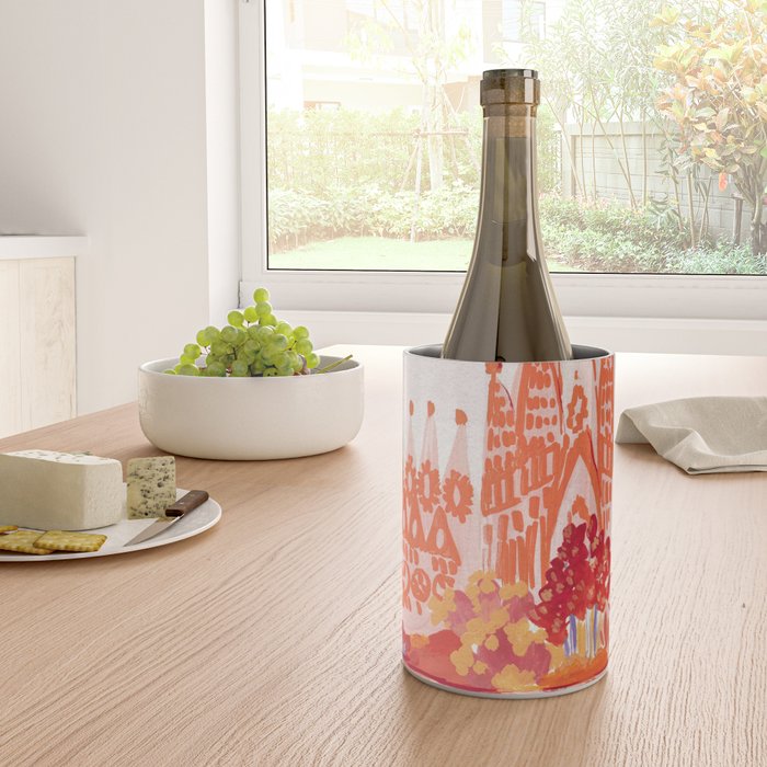 Botanical Sagrada Familia Wine Chiller Gallery Image 4