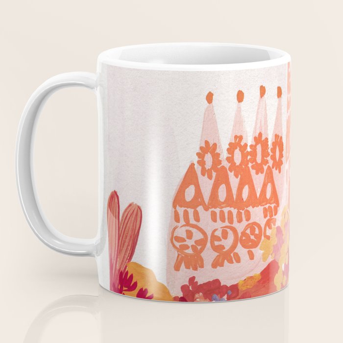 Botanical Sagrada Familia Coffee Mug Gallery Image 3
