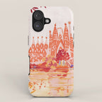 Botanical Sagrada Familia iPhone Case Gallery Image 1