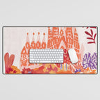Botanical Sagrada Familia Desk Mat Gallery Image 1