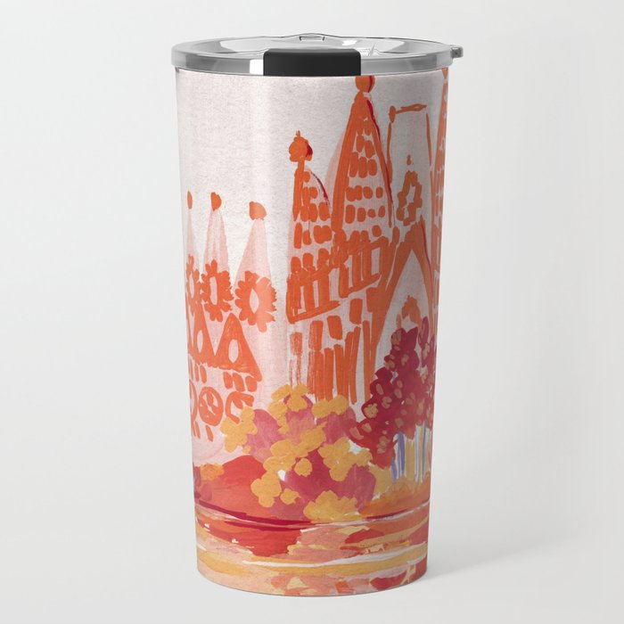 Botanical Sagrada Familia Travel Mug Gallery Image 1
