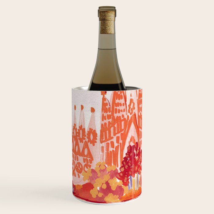 Botanical Sagrada Familia Wine Chiller Gallery Image 1
